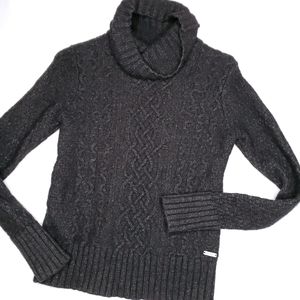 《Eddie Bauer》Cable Knit Sweater Wool
